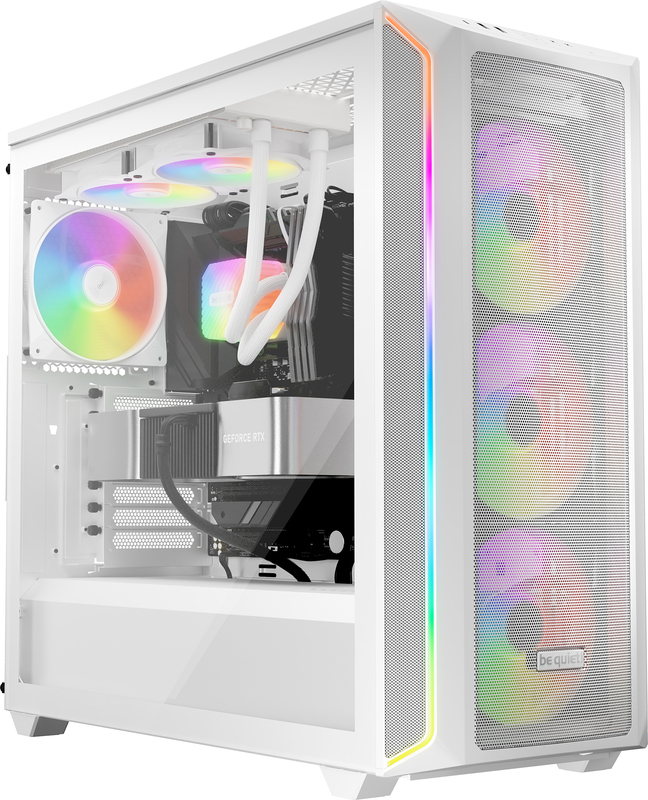 Be quiet light wings lx pwm high speed 777209 4 orig - Be Quiet! Light Wings LX PWM High-Speed Pack 140mm Case Fan (White)