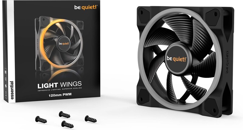 Be quiet light wings pwm case fan 776054 5 orig - Be quiet! Light Wings 120mm PWM Case Fan