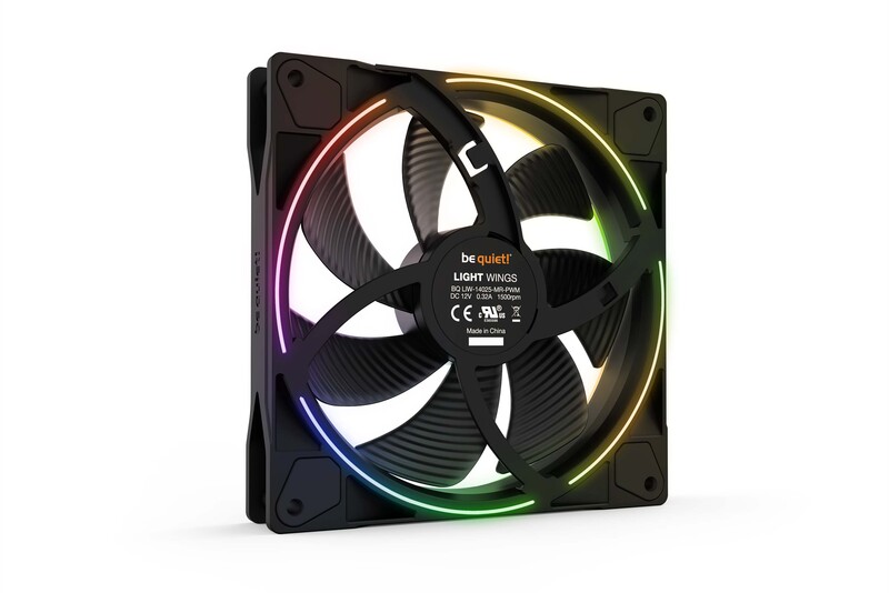 Be quiet light wings pwm case fan 776056 4 orig - Be quiet! Light Wings 140mm PWM Triple Pack Case Fan
