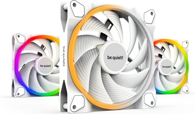 Be quiet light wings pwm high speed cas 777189 - be quiet! Light Wings White 140mm PWM High-Speed Triple Pack Case Fan
