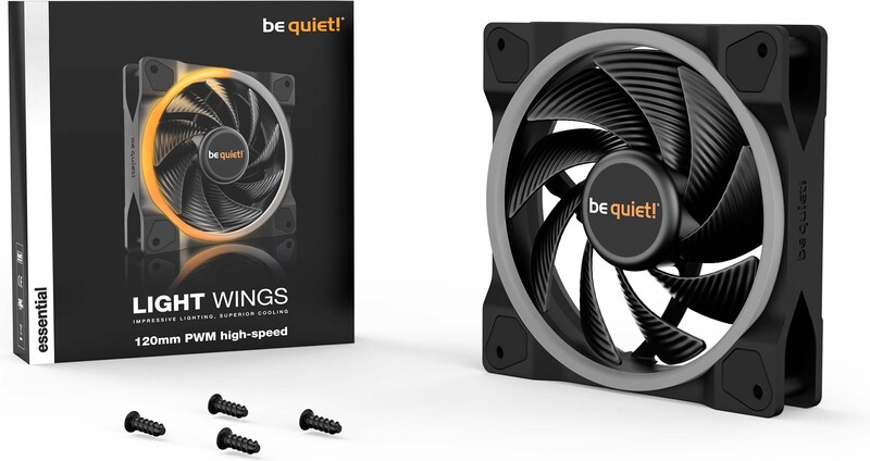 Be quiet light wings pwm high speed cas 777201 5 orig - be quiet! Light Wings 120mm PWM High-Speed Case Fan