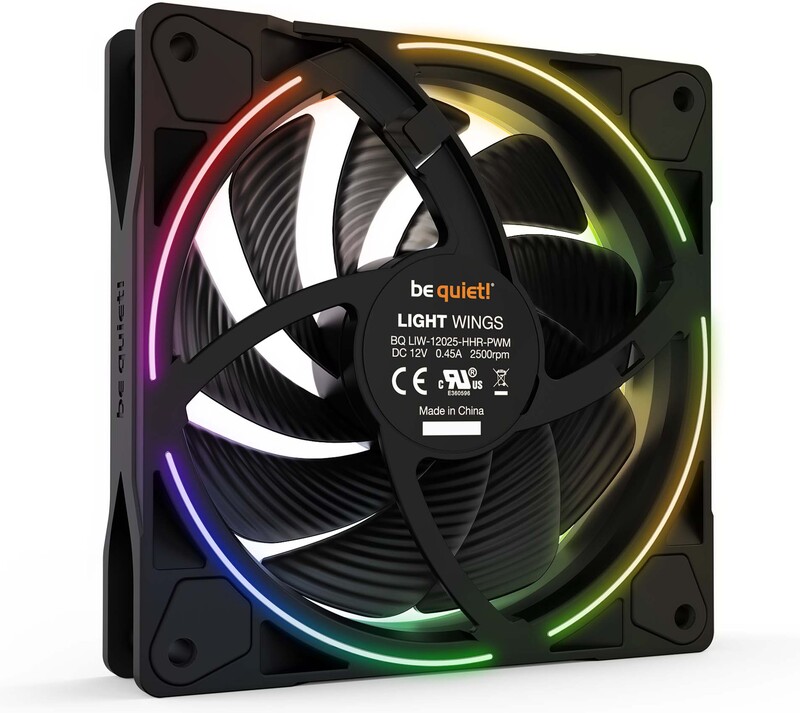 Be quiet light wings pwm high speed cas 777202 4 orig - be quiet! Light Wings 120mm PWM high-speed Triple Pack Case Fan