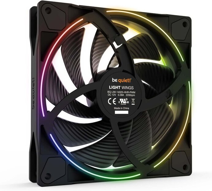 Be quiet light wings pwm high speed cas 777203 2 orig - be quiet! Light Wings 140mm PWM high-speed Case Fan