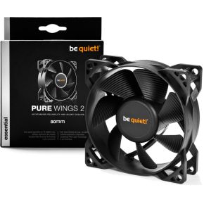 Pure Wings 2 80mm Case Fan (Black) - afbeelding 3