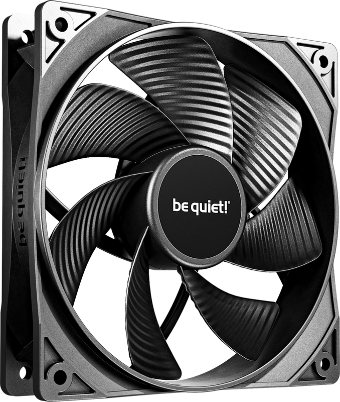 Be quiet pure wings 3 reverse case fan 776062 2 orig - Be quiet! Pure Wings 3 120mm PWM Reverse Triple Pack Black Case Fan