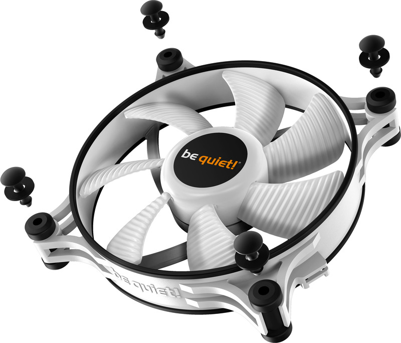 Be quiet shadow wings 2 case fan 120mm 4 orig - Be quiet! Shadow Wings 2 120mm White Case Fan