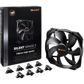 Be quiet silent wings 3 high speed 140m 3 orig - be quiet! Silent Wings 3 High Speed 140mm Case Fan (Black)
