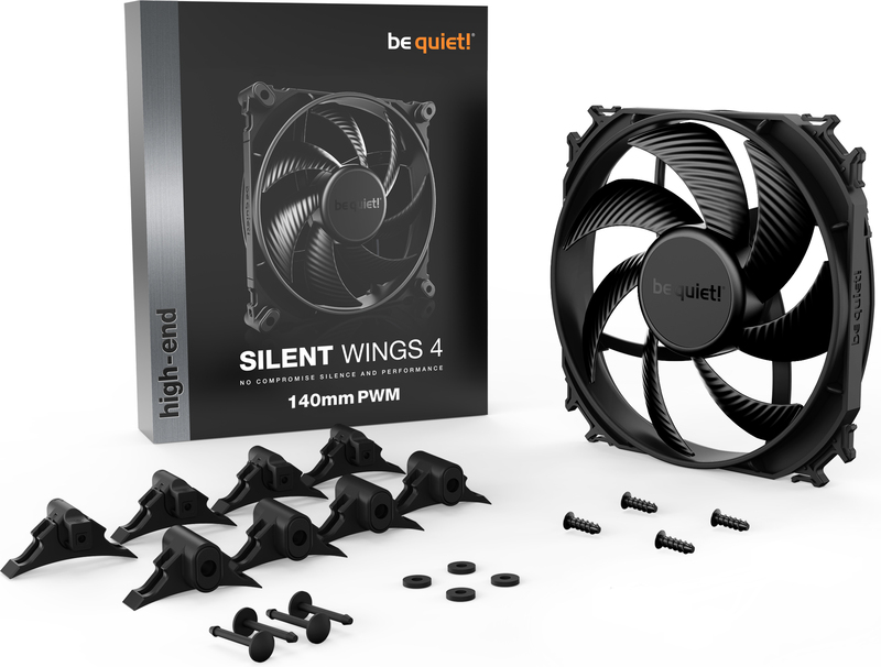 Be quiet silent wings 4 pwm case fan 776010 4 orig - be quiet! Silent Wings 4 140mm PWM Case Fan