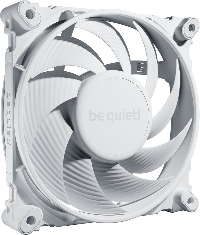 Be quiet silent wings 4 pwm case fan 776068 - Be quiet! Silent Wings 4 120mm PWM White Case Fan