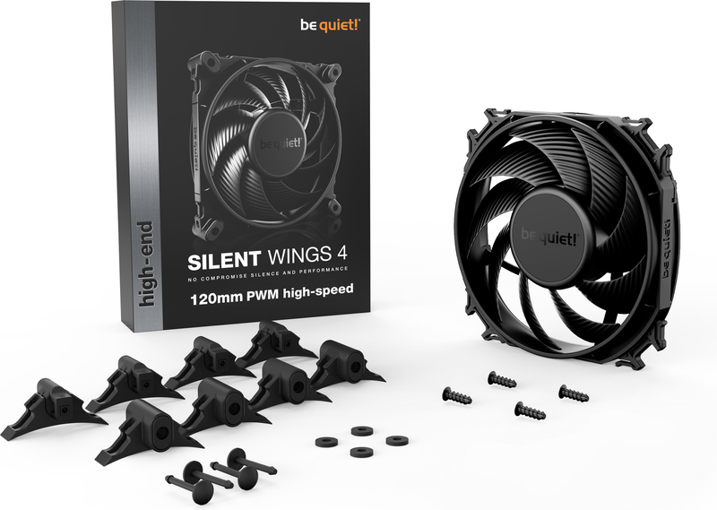 Be quiet silent wings 4 pwm high speed 777181 4 orig - be quiet! Silent Wings 4 120mm PWM High-Speed Casefan Case Fan