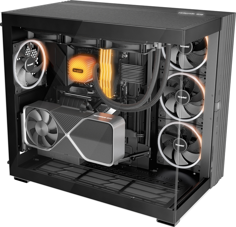 Bequiet light wings 140mm pwm reverse 2 orig - be quiet! Light Wings 140mm PWM Reverse Black Case Fan