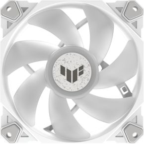 Box ventilator asus tuf tf120 whit 4 orig - ASUS TUF Gaming TF120 ARGB 120mm Case Fan (White)