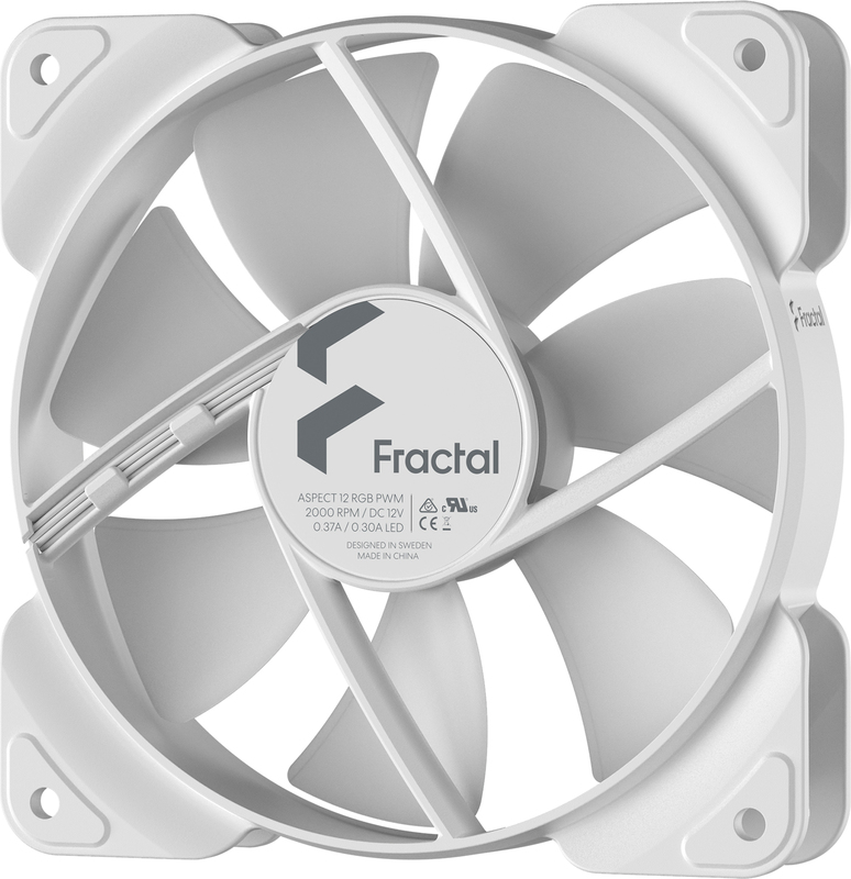 Box ventilator fractal design fd f 777130 4 orig - Fractal Design Box Fractal Design Aspect 12 RGB 120mm Case Fan (White)