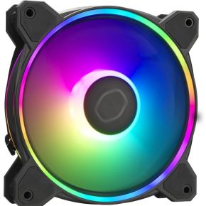 MasterFan MF120 Halo² 3in1 Black Edition 120mm Case Fan (Black) - afbeelding 2