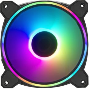 MasterFan MF120 Halo² 3in1 Black Edition 120mm Case Fan (Black) - afbeelding 3