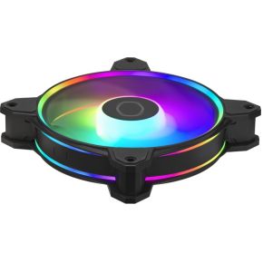 MasterFan MF120 Halo² 3in1 Black Edition 120mm Case Fan (Black) - afbeelding 5