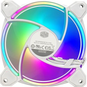 MasterFan MF120 Halo2 White Edition 3in1 120mm Case Fan (White) - afbeelding 4
