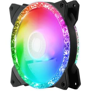 MasterFan MF120 Prismatic ARGB 120mm Case Fan (Black) - afbeelding 2