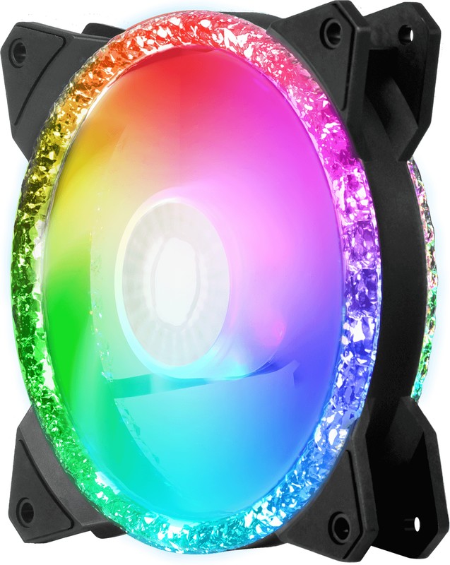 Cooler master masterfan mf120 prismatic vent 2 orig - Cooler Master MasterFan MF120 Prismatic ARGB 120mm Case Fan (Black)