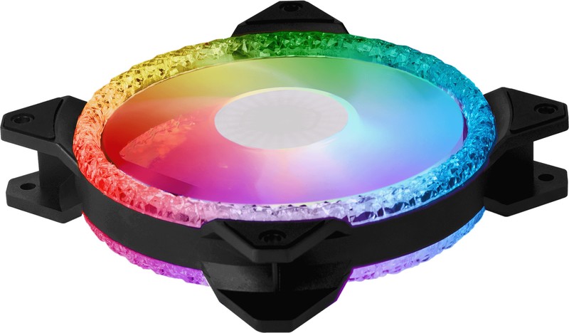 Cooler master masterfan mf120 prismatic vent 3 orig - Cooler Master MasterFan MF120 Prismatic ARGB 120mm Case Fan (Black)