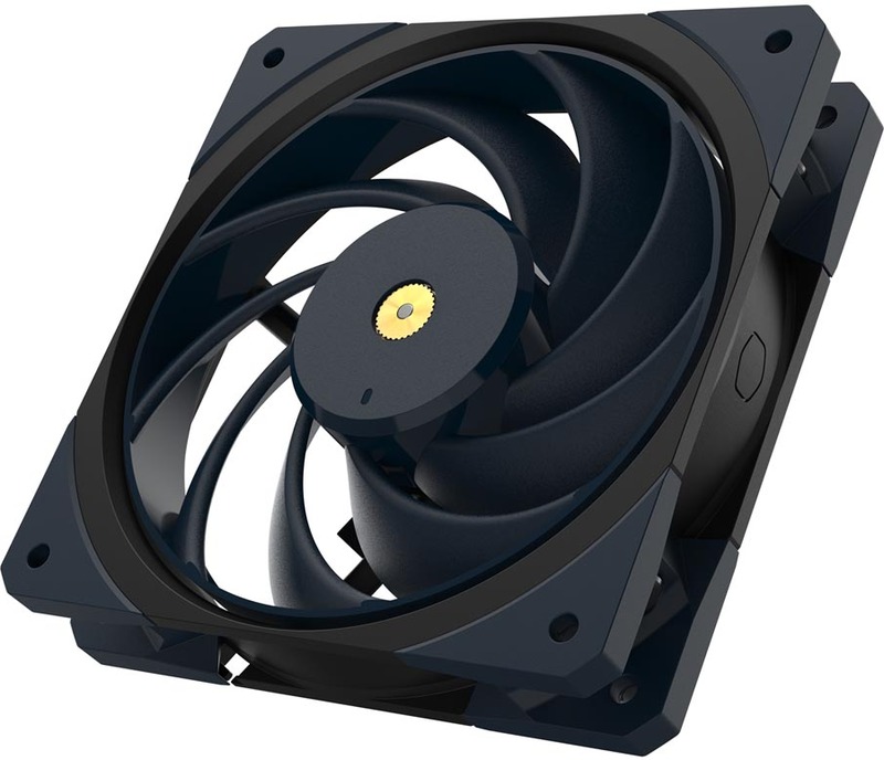 Cooler master mobius 120 oc ventilatorhuis 1 3 orig - Cooler Master Mobius 120 OC 120mm Case Fan (Black)