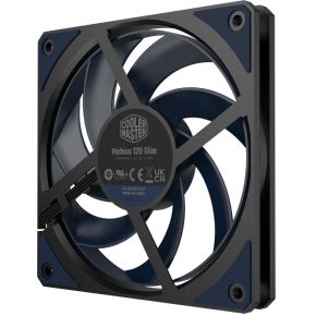 Mobius 120 Slim 120mm Case Fan (Black) - afbeelding 3