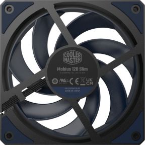 Mobius 120 Slim 120mm Case Fan (Black) - afbeelding 4