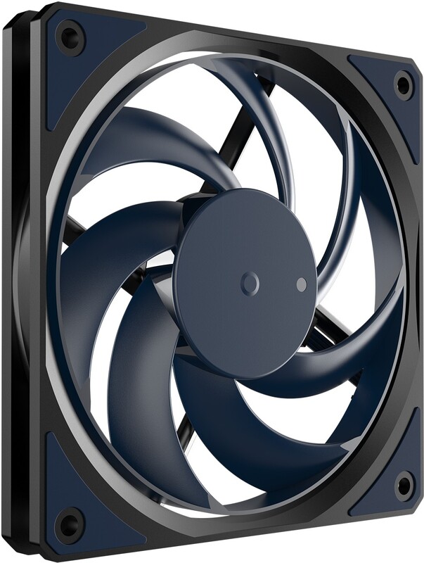 Cooler master mobius 120 slim case fan 120mm 7 orig - Cooler Master Mobius 120 Slim 120mm Case Fan (Black)