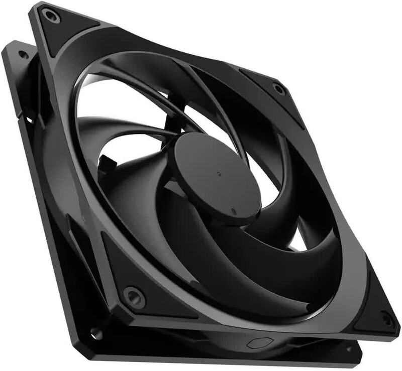 Cooler master mobius 140 black 140mm 2 orig - Cooler Master Mobius 140 Black Edition 140mm Case Fan (Black)