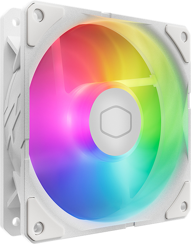 Cooler master sickleflow edge 120 white case 3 orig - Cooler Master SickleFlow Edge 120 ARGB White 120mm Case Fan (White)