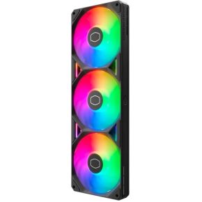 SickleFlow Edge 360 ARGB Black 120mm Case Fan (Black) - afbeelding 3