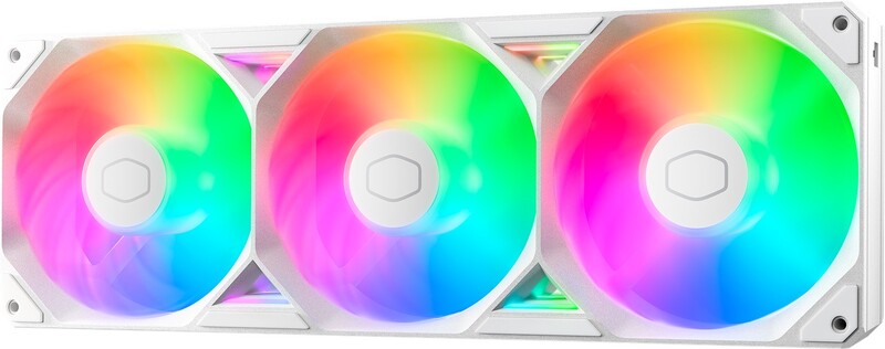 Cooler master sickleflow edge 360 white case 2 orig - Cooler Master SickleFlow Edge 360 ARGB White 360mm Case Fan (White)