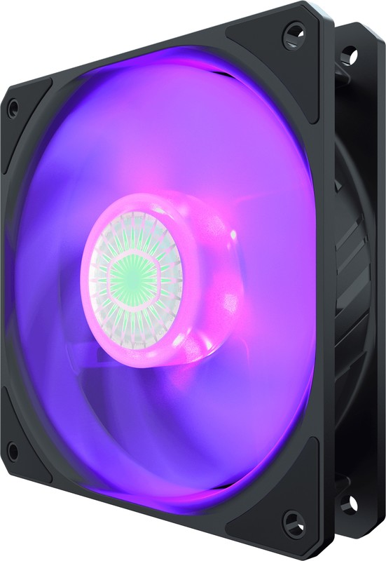 Coolermaster 120mm sickleflow 120 single 3 orig - Cooler Master SickleFlow 120 RGB Fan 120mm Case Fan (Black)