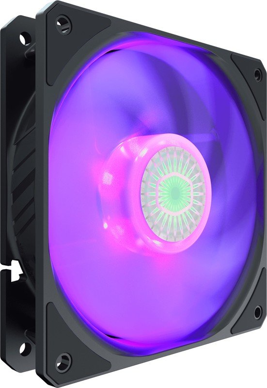 Coolermaster 120mm sickleflow 120 single - Cooler Master SickleFlow 120 RGB Fan 120mm Case Fan (Black)