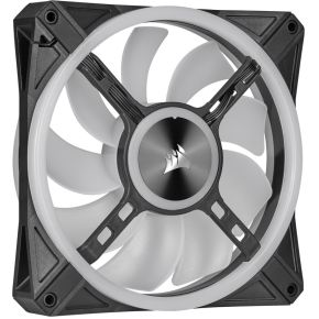 iCUE QL140 RGB PWM Dual Fan Kit with Lighting Node CORE 140mm Case Fan (Black) - afbeelding 8