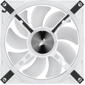 iCUE QL140 RGB PWM White Dual Fan Kit with Lighting Node CORE 140mm Case Fan (White) - afbeelding 4