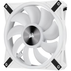 iCUE QL140 RGB PWM White Dual Fan Kit with Lighting Node CORE 140mm Case Fan (White) - afbeelding 5