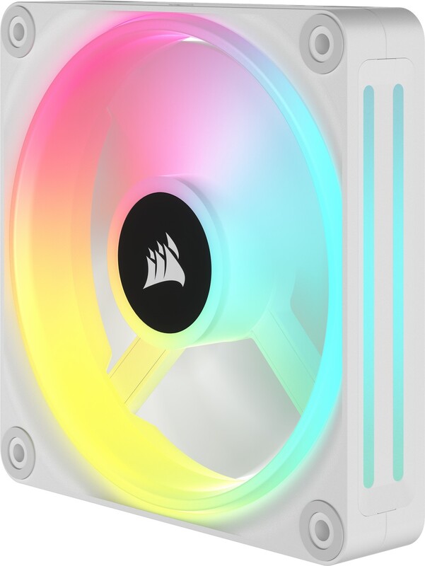 Corsair co 9051005 ww koelsysteem voor 3 orig - Corsair iCUE LINK QX120 RGB PWM Fan Expansion 120mm Case Fan (White)