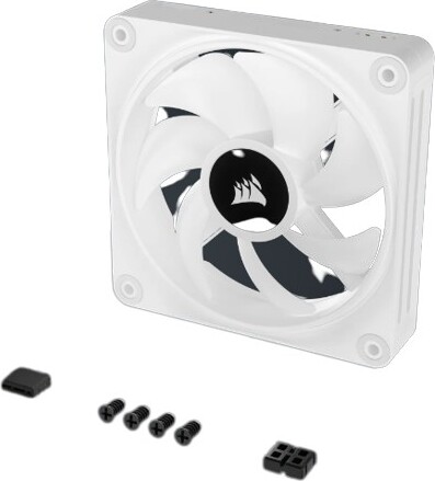 Corsair co 9051005 ww koelsysteem voor 4 orig - Corsair iCUE LINK QX120 RGB PWM Fan Expansion 120mm Case Fan (White)