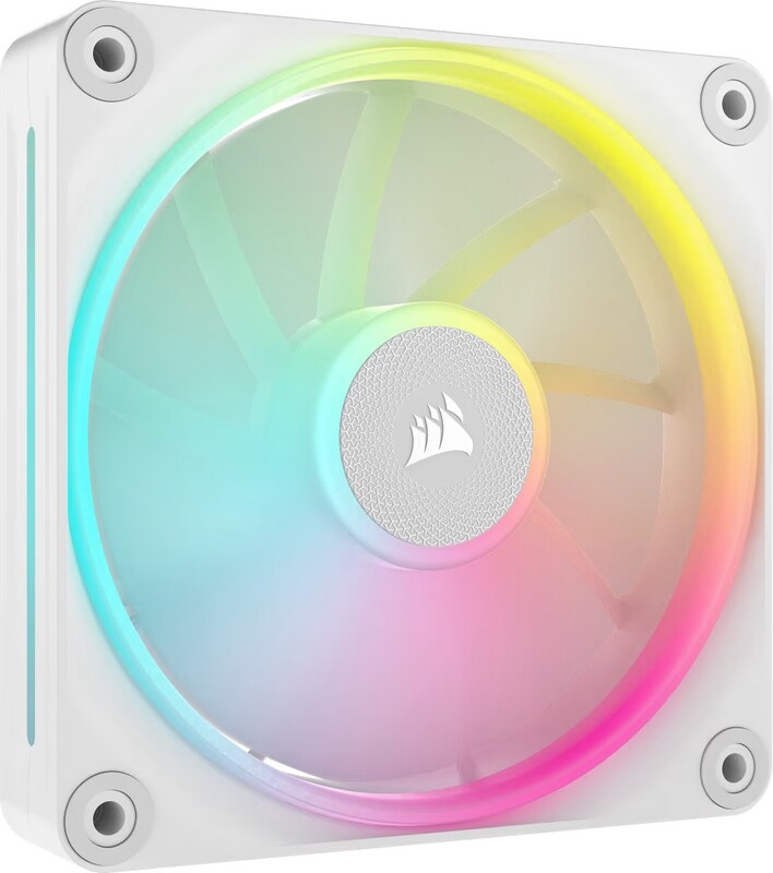Corsair icue link lx120 case fan 776213 3 orig - Corsair iCUE LINK LX120 RGB PWM Fans Starter 120mm Case Fan (White)