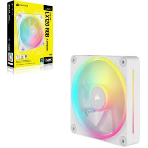 iCUE LINK LX120 RGB 120mm PWM Fan White - afbeelding 5