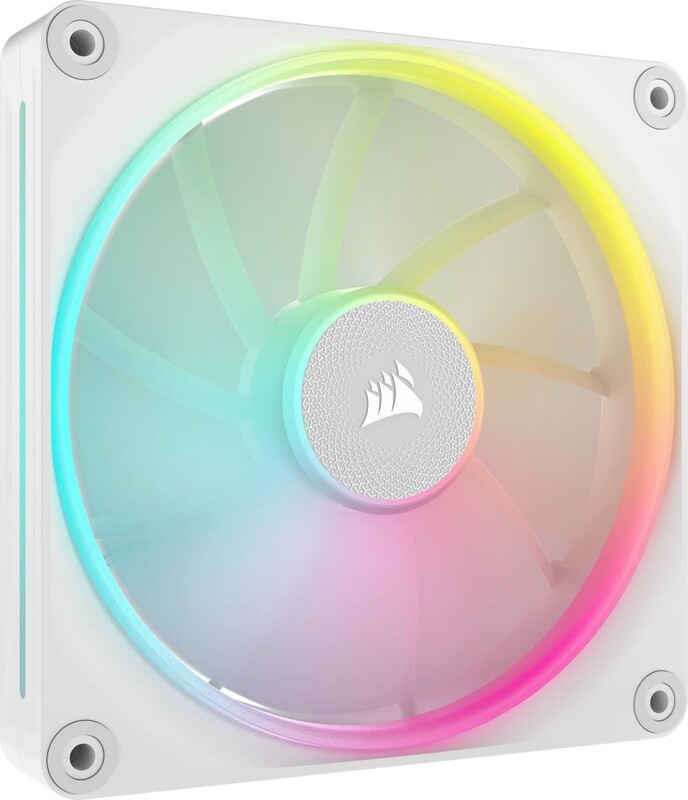 Corsair icue link lx140 case fan 776174 5 orig - Corsair iCUE LINK LX140 RGB PWM Fan Starter Kit 140mm Case Fan (White)