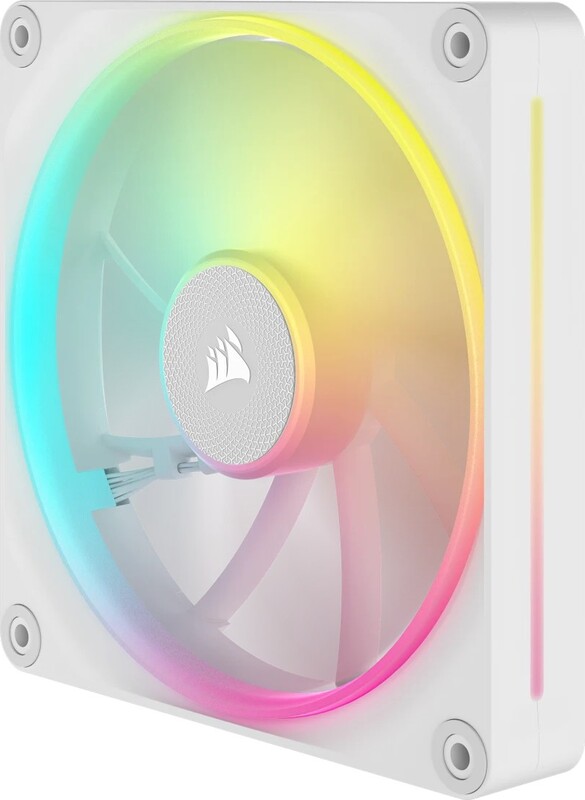 Corsair icue link lx140 case fan 776174 6 orig - Corsair iCUE LINK LX140 RGB PWM Fan Starter Kit 140mm Case Fan (White)