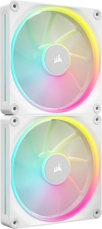 Corsair icue link lx140 case fan 776174 - Corsair iCUE LINK LX140 RGB PWM Fan Starter Kit 140mm Case Fan (White)