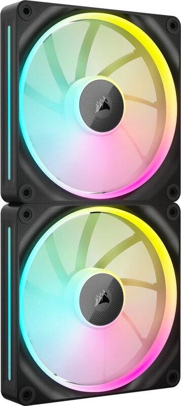 Corsair icue link lx140 case fan 776216 4 orig - Corsair iCUE LINK LX140 RGB PWM Fans Kit 140mm Case Fan (Black)