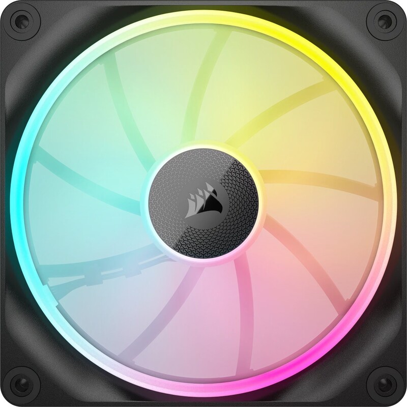 Corsair icue link lx140 case fan 776216 5 orig - Corsair iCUE LINK LX140 RGB PWM Fans Kit 140mm Case Fan (Black)