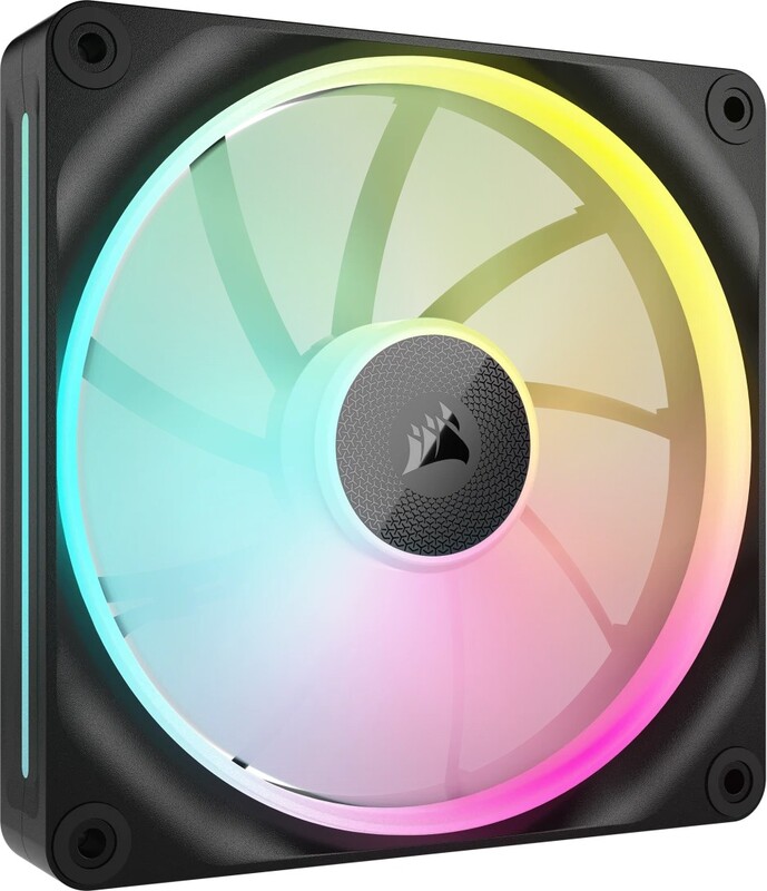 Corsair icue link lx140 case fan 776216 7 orig - Corsair iCUE LINK LX140 RGB PWM Fans Kit 140mm Case Fan (Black)