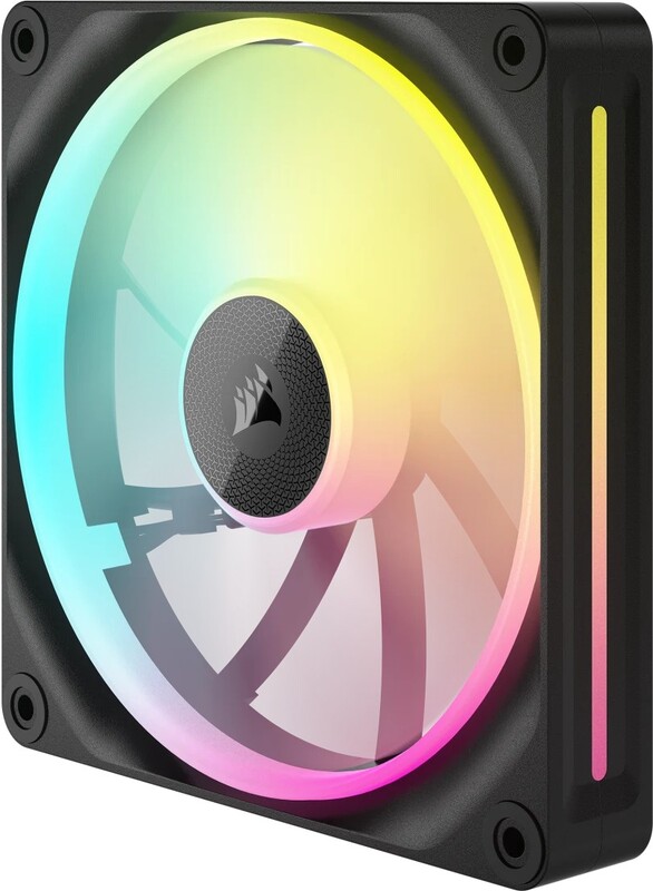 Corsair icue link lx140 case fan 776216 8 orig - Corsair iCUE LINK LX140 RGB PWM Fans Kit 140mm Case Fan (Black)