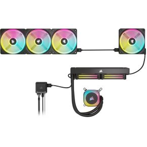 iCUE LINK QX120 RGB 120mm PWM Fan Expansion Kit - Black - afbeelding 3