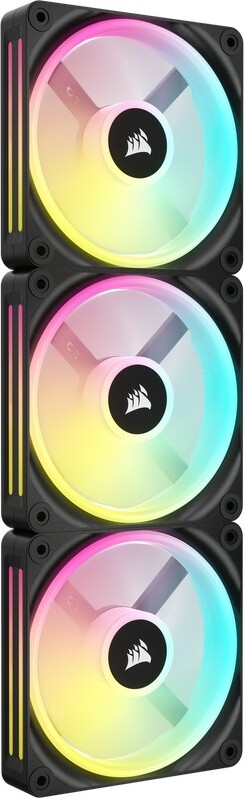 Corsair icue link qx120 starterskit ca 776176 2 orig - Corsair iCUE LINK QX120 RGB 120mm PWM Fans Starter Kit Black Case Fan